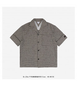 Bottega Veneta Check-Print Camp-Collar Relaxed-Fit Woven-Blend-Shirt