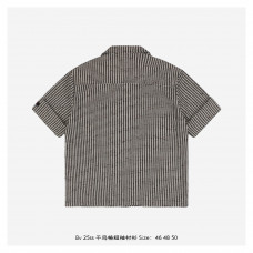 Bottega Veneta Check-Print Camp-Collar Relaxed-Fit Woven-Blend-Shirt