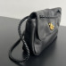 BV Madison Soft Lock Leather Shoulder Bag Black