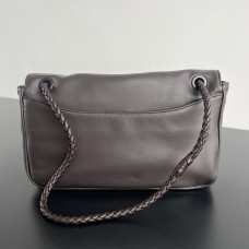 BV Madison Soft Lock Leather Shoulder Bag Fondant