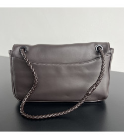 BV Madison Soft Lock Leather Shoulder Bag Fondant