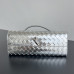 Bottega Veneta Small Leather Top-Handle Clutch Bag
