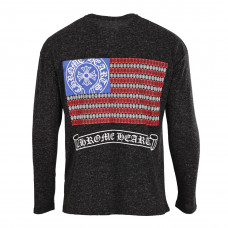 CHS American Flag Dagger Logo Thermal L/S Tee