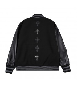 CHS Cross Leather Varsity Jacket