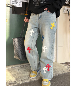 CHS Cross Patch Jeans