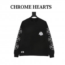 CHS Cross Printed Cotton Long Sleeve Tee