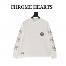 CHS Cross Printed Cotton Long Sleeve Tee
