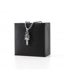 CHS Dagger Pendant Ball Chain Necklace