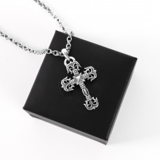 CHS Filigree Cross Pendant Chain