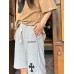 CHS Leather Cross Shorts