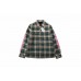 CHS Print Check Shirt Cotton Coat
