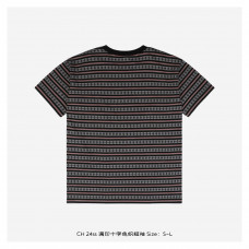 CHS Script Logo Stripe Short Sleeve Tee