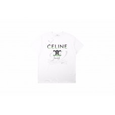 Celine Gradient Print T-shirt