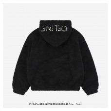 CELINE HOMME Logo-Embellished Fleece Hoodie