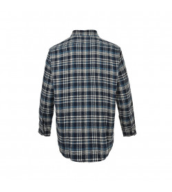 CELINE Logo-Embroidered Checked Cotton-Flannel Shirt