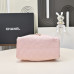 Ch*nel 25 Small Handbag Calfskin Pink/Gold Bag