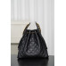Ch*nel 25 Handbag Calfskin Black/Gold