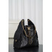 Ch*nel 25 Handbag Calfskin Black/Gold