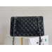 Ch*nel Small Classic Handbag Silver/Black