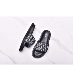 DR Aqua Sandal Beige and Black DR Oblique Jacquard