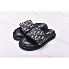 DR Aqua Sandal Beige and Black DR Oblique Jacquard