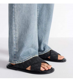 DR Alias Sandal Black DR Oblique Jacquard