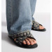 Buy Best UA DR Alias Sandals Blue/Beige Oblique Jacquard Online, Worldwide Fast Shipping