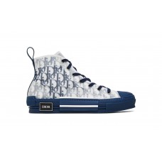 DR B23 High-Top Sneakers White Blue