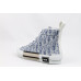 Buy Best UA DR B23 League High-Top Sneaker White And Blue DR Oblique Canvas Online, Worldwide Fast Shipping