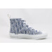 Buy Best UA DR B23 League High-Top Sneaker White And Blue DR Oblique Canvas Online, Worldwide Fast Shipping
