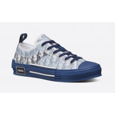 DR B23 Low-Top Sneakers White Blue