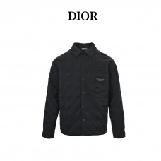 DR Cannage Overshirt Black Technical Fabric