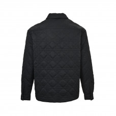 DR Cannage Overshirt Black Technical Fabric