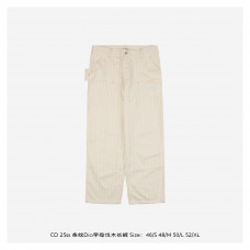 DR Embroidered Striped Pants