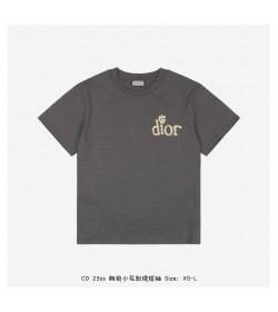 DR Flower Logo Embroidered T-shirt