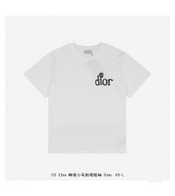 DR Flower Logo Embroidered T-shirt