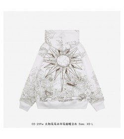 DR Flower Print Hoodie