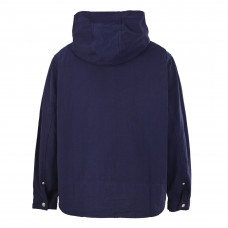 DR x LEWIS HAMILTON Hooded Jacket Blue Cotton
