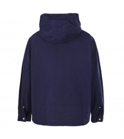 DR x LEWIS HAMILTON Hooded Jacket Blue Cotton