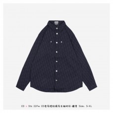 DR Oblique Overshirt Navy