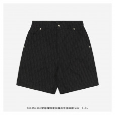 DR Oblique Denim Shorts