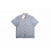 DR Oblique Short-Sleeved Shirt Mauve Silk Twill