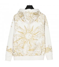 DR Print Zip Up Hoodie
