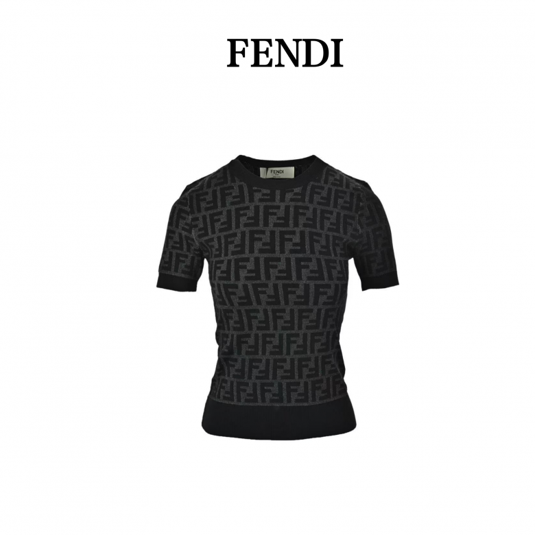 Buy FD FF Women's Logo Knit Top FD FF Women's Logo Knit Top