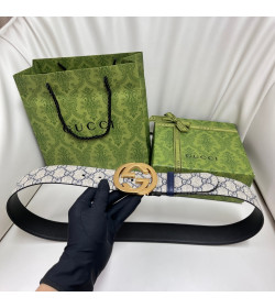 GC Belt with Interlocking G buckle