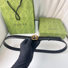 GC Belt with Interlocking G Buckle Thin Belt For Women