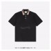 GC Cotton Polo With Web And Feline Head