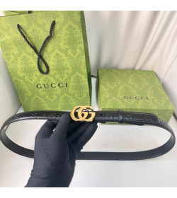 GC GG Buckle Thin Belt For Women