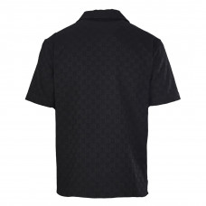 GC GG Canvas Linen Blend Bowling Shirt