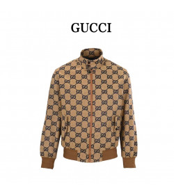 GC GG Canvas Bomber Jacket